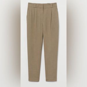 H&M Black ankle-length high waist slacks